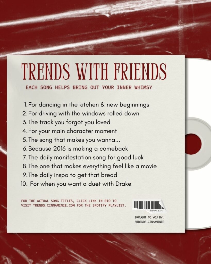 trends with friends mixtape back with track list